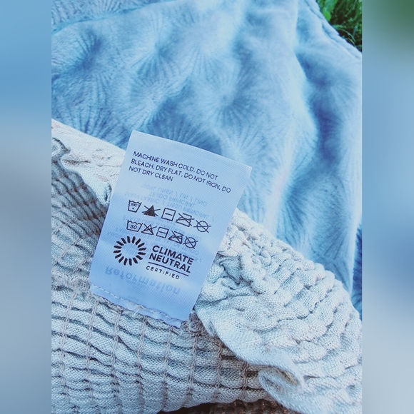 $278 NWT Reformation SET OF 2 Mora Linen Oatmeal Top Pants USA MADE Size M - Picture 7 of 11